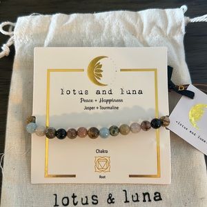 Lotus and Luna Chakra Bracelet